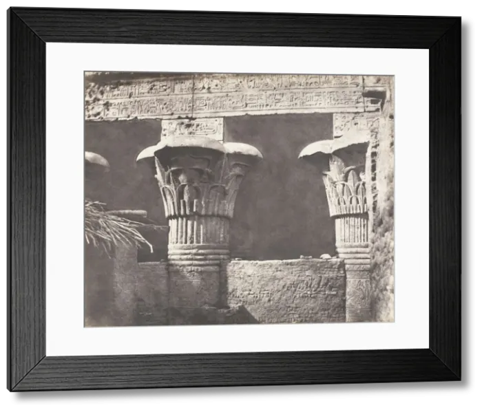 Framed Print : Esneh (Latopolis), Construction Ensablee - Architrave, Futs, et Chapit Framed Print : Esneh (Latopolis), Construction Ensablee - Architrave, Futs, et Chapit