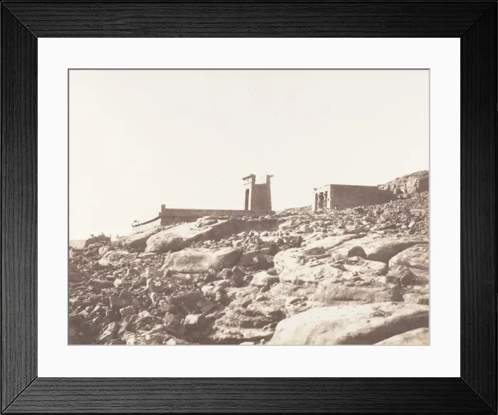 Framed Print : Dandour, Vue Generale des Ruines, 1851-52, printed 1853-54 Framed Print : Dandour, Vue Generale des Ruines, 1851-52, printed 1853-54