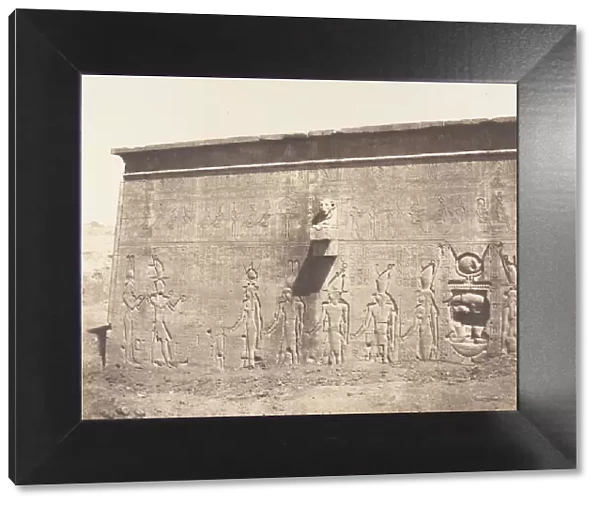 Denderah (Tentyris), Temple d Athor - Face Posterieure, 1851-52