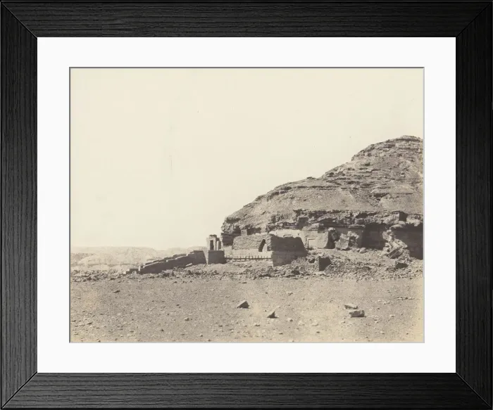 Framed Print : El-Kab (elethya), Vue Generale de l Hemi-Speos, 1851-52 Framed Print : El-Kab (elethya), Vue Generale de l Hemi-Speos, 1851-52
