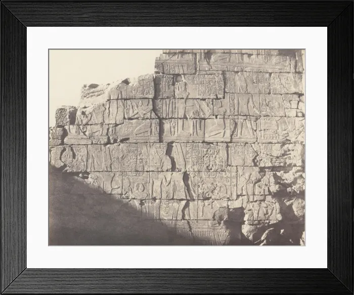 Framed Print : Karnak (Thebes), Palais - Salle Hypostyle - Decoration de la Paroi Int Framed Print : Karnak (Thebes), Palais - Salle Hypostyle - Decoration de la Paroi Int