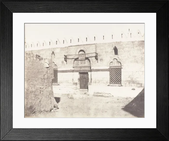 Framed Print : Souadj, Tombeau de Mourad-Bey - Entree de la Mosquee, 1851-52 Framed Print : Souadj, Tombeau de Mourad-Bey - Entree de la Mosquee, 1851-52