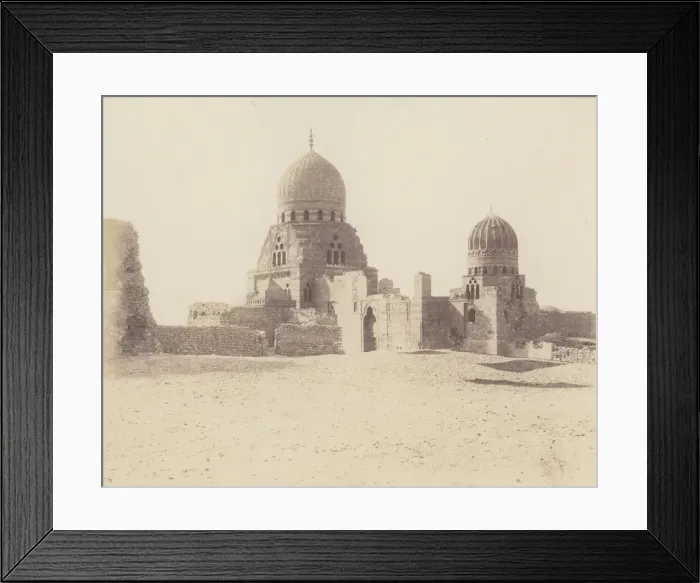 Framed Print : Le Kaire, Tombeaux de Sultans Mamelouks, 1851-52, printed 1853-54 Framed Print : Le Kaire, Tombeaux de Sultans Mamelouks, 1851-52, printed 1853-54