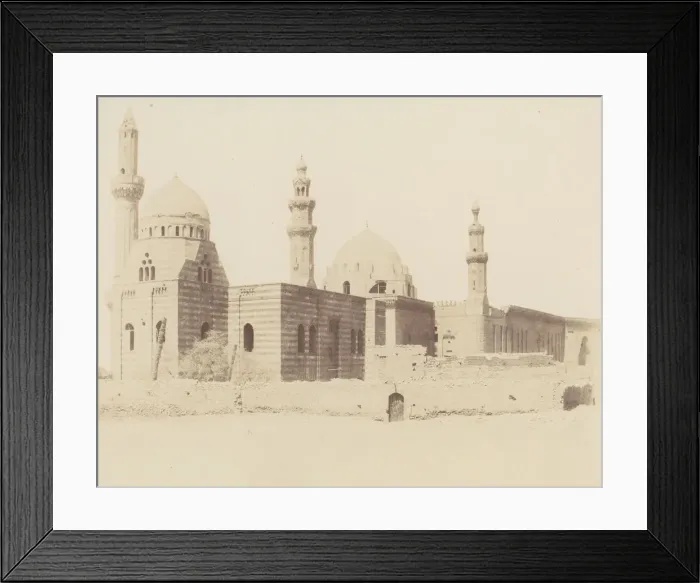 Framed Print : Le Kaire, Mosquees d Iscander-Pacha et du Sultan Hacan, 1851-52 Framed Print : Le Kaire, Mosquees d Iscander-Pacha et du Sultan Hacan, 1851-52
