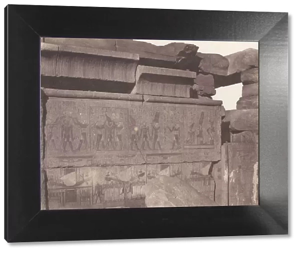 Karnak (Thebes), Palais - Construction de Granit - Decoration Sculptee