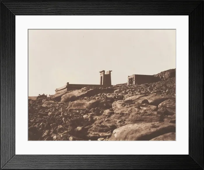 Framed Print : Dandour, Nubie, 1851. Creator: Felix Teynard Framed Print : Dandour, Nubie, 1851. Creator: Felix Teynard