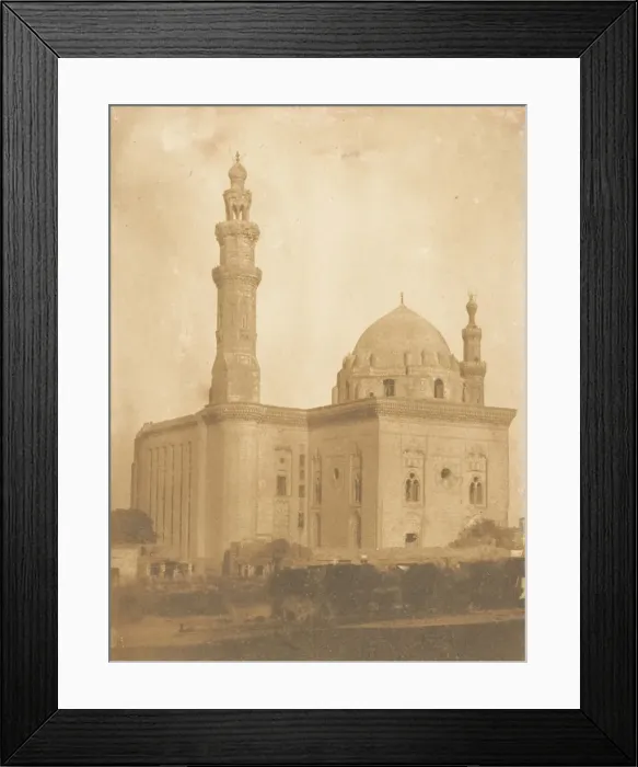 Framed Print : Mosquee de Sultan Hacan, Place de Roumelich, au Kaire, December 13, 1849 Framed Print : Mosquee de Sultan Hacan, Place de Roumelich, au Kaire, December 13, 1849