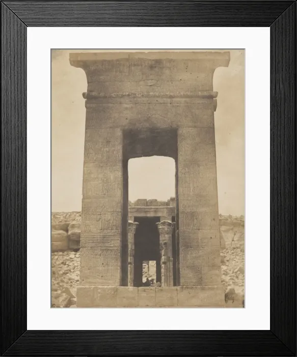 Framed Print : [View of Egypt], 1849-51. Creator: Maxime du Camp