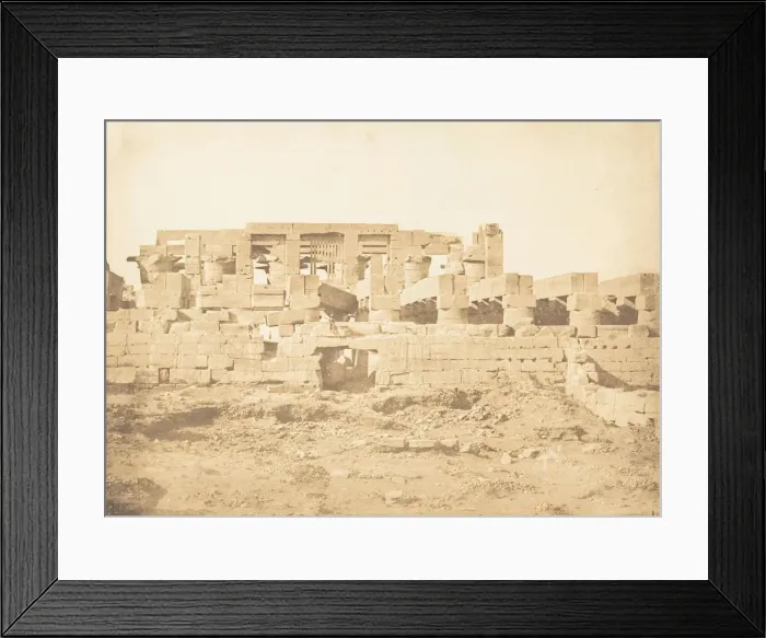 Framed Print : Porte meridionale de la Salle Hypostyle du Palais de Karnac (Thebes), 1849-50 Framed Print : Porte meridionale de la Salle Hypostyle du Palais de Karnac (Thebes), 1849-50