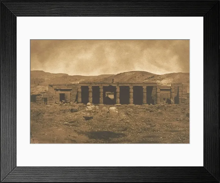 Framed Print : Palais de Gournah (Menephteun) a Thebes, 1849-50 Framed Print : Palais de Gournah (Menephteun) a Thebes, 1849-50