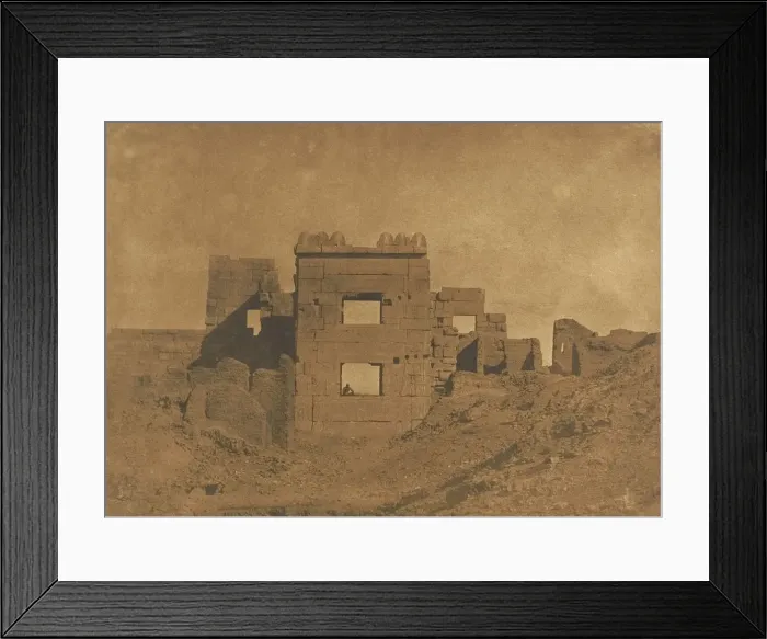 Framed Print : Pavillon ou Gynecee de Rhamses-Meiamoun, a Medinet-habou, 1849-50 Framed Print : Pavillon ou Gynecee de Rhamses-Meiamoun, a Medinet-habou, 1849-50