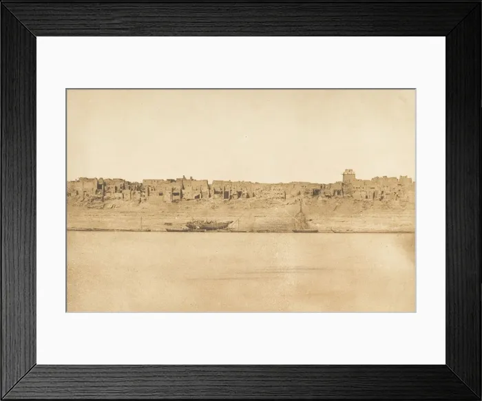 Framed Print : Vue generale d Esne (No. 1 extremite Sud), 1849-50 Framed Print : Vue generale d Esne (No. 1 extremite Sud), 1849-50