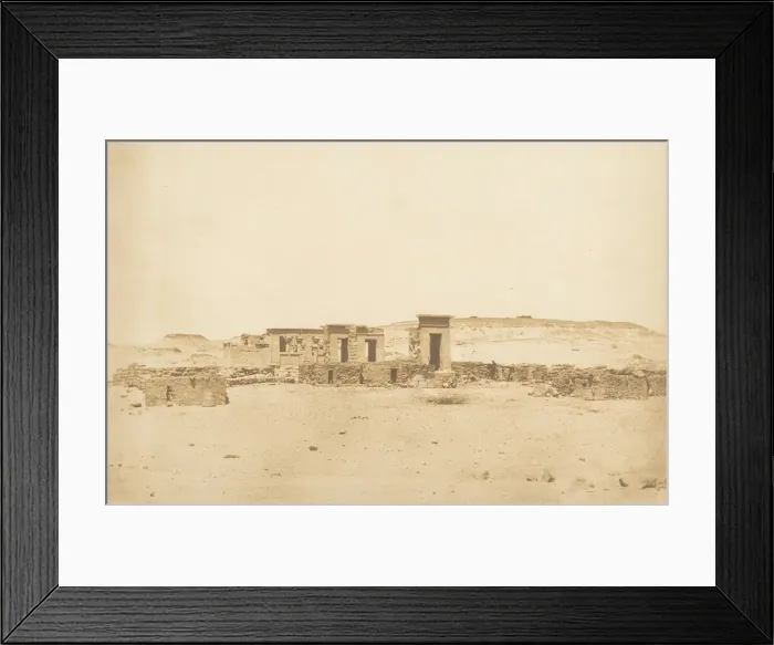 Framed Print : Vue generale du Temple et du Village de Deboude (Parembole), April 10 Framed Print : Vue generale du Temple et du Village de Deboude (Parembole), April 10
