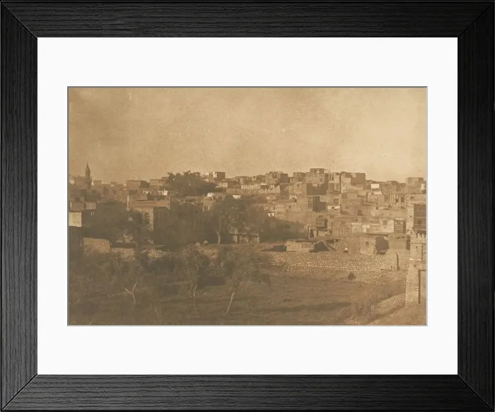 Framed Print : Vue prise du quartier Franc, au Kaire, December 1849-January 1850 Framed Print : Vue prise du quartier Franc, au Kaire, December 1849-January 1850