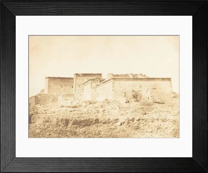 Framed Print : Ensemble du Temple d Isis a Philae - Vue prise au Nord, April 1850 Framed Print : Ensemble du Temple d Isis a Philae - Vue prise au Nord, April 1850