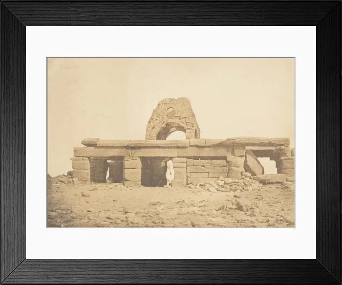 Framed Print : Vue du Temple d Amada - Coupole ruinee d une Eglise Copte, April 2, 1850 Framed Print : Vue du Temple d Amada - Coupole ruinee d une Eglise Copte, April 2, 1850
