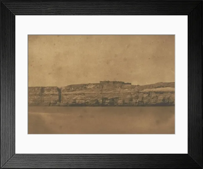 Framed Print : Vue de Djebel-el-teir et du Convent de la Poulie, 1850. Creator: Maxime du Camp Framed Print : Vue de Djebel-el-teir et du Convent de la Poulie, 1850. Creator: Maxime du Camp