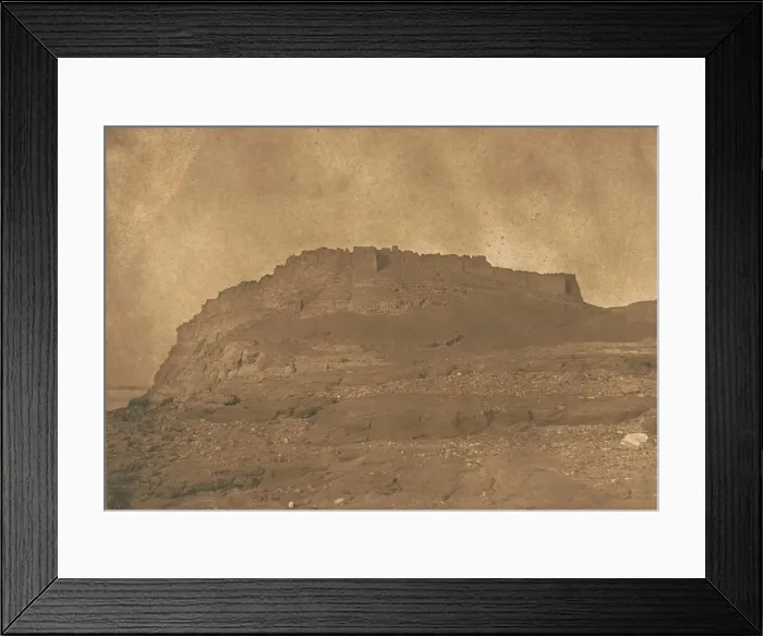 Framed Print : Vue de la Fortresse d Ibrym, March 31, 1850. Creator: Maxime du Camp Framed Print : Vue de la Fortresse d Ibrym, March 31, 1850. Creator: Maxime du Camp