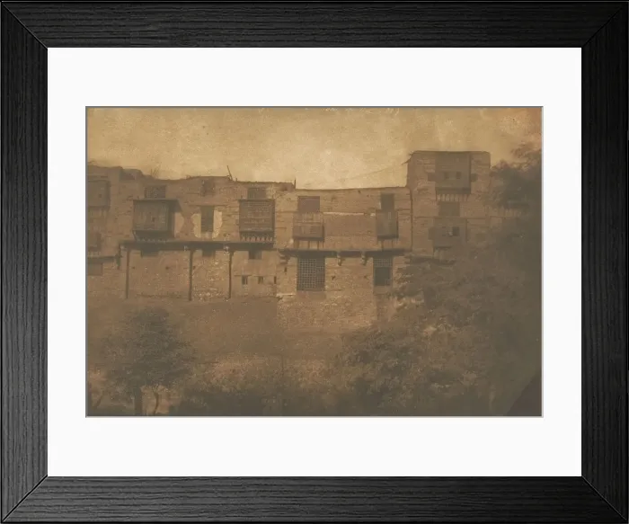 Framed Print : Vue prise d un Jardin du quartier Franc, au Kaire, December 1849-January 1850 Framed Print : Vue prise d un Jardin du quartier Franc, au Kaire, December 1849-January 1850