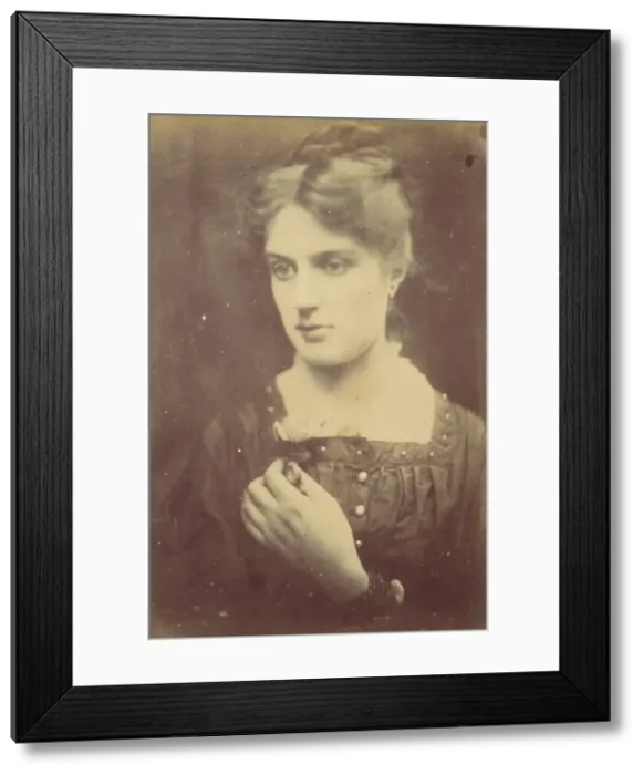 Framed Print : Marie Spartali, 1868. Creator: Julia Margaret Cameron Framed Print : Marie Spartali, 1868. Creator: Julia Margaret Cameron