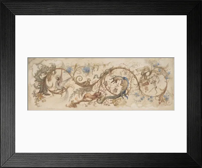 Framed Print : Allegory of Vices, 1840-98. Creator: Attributed to Gustave Moreau; Moreau Framed Print : Allegory of Vices, 1840-98. Creator: Attributed to Gustave Moreau; Moreau