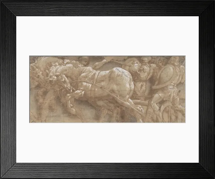 Framed Print : Triumphal Scene, 1511-87. Creator: Lelio Orsi Framed Print : Triumphal Scene, 1511-87. Creator: Lelio Orsi