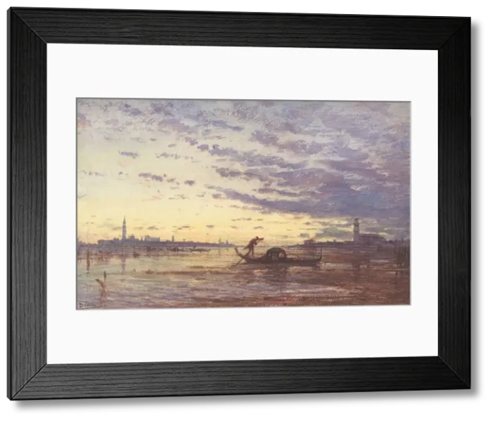 Framed Print : Venice, n. d Creator: Felix Francois Georges Philibert Ziem Framed Print : Venice, n. d Creator: Felix Francois Georges Philibert Ziem
