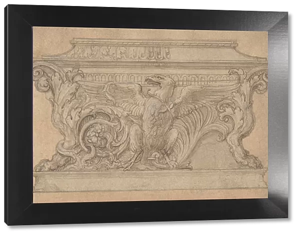 Design for a Casket with the Gonzaga Eagle, ca. 1527-46. Creator: Giulio Romano