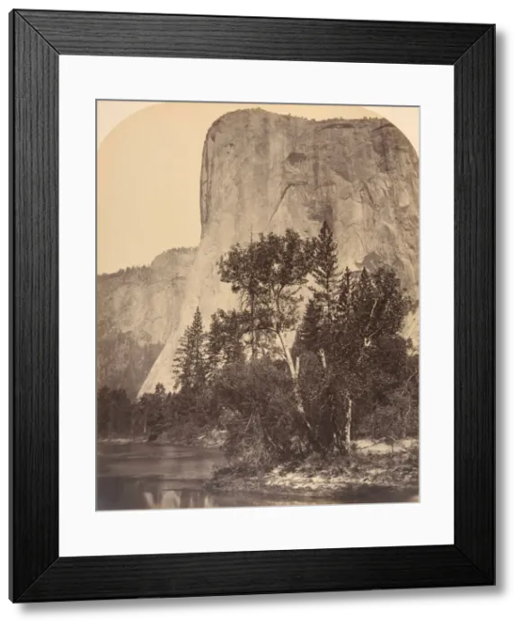 Framed Print : Tutucanula, El Capitan, 1861. Creator: Carleton Emmons Watkins Framed Print : Tutucanula, El Capitan, 1861. Creator: Carleton Emmons Watkins