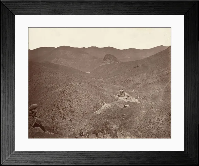 Framed Print : Sutro Tunnel Shaft No. 2, 1875, printed ca. 1876. Creator: Carleton Emmons Watkins Framed Print : Sutro Tunnel Shaft No. 2, 1875, printed ca. 1876. Creator: Carleton Emmons Watkins