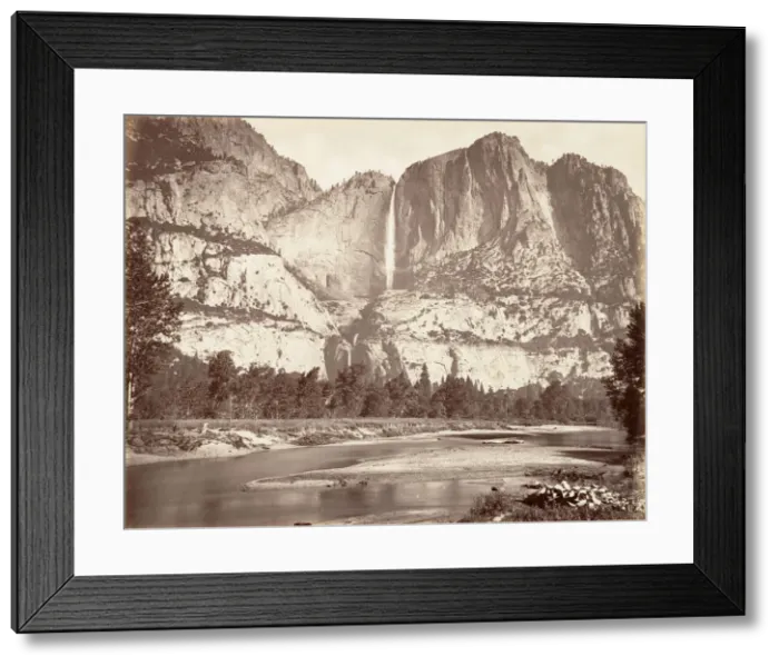 Framed Print : Yosemite Falls, 2, 634 feet, ca. 1872, printed ca. 1876. Creator: Carleton Emmons Watkins Framed Print : Yosemite Falls, 2, 634 feet, ca. 1872, printed ca. 1876. Creator: Carleton Emmons Watkins