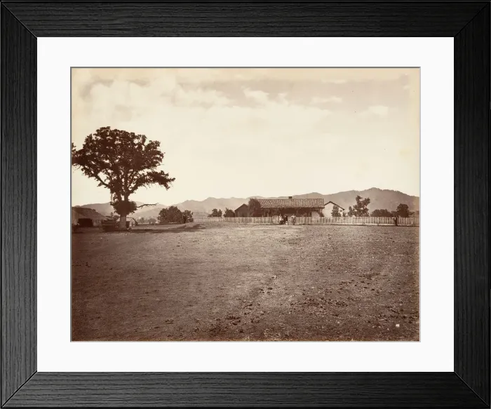 Framed Print : Santa Margarita Ranch, 1876, printed ca. 1876. Creator: Carleton Emmons Watkins Framed Print : Santa Margarita Ranch, 1876, printed ca. 1876. Creator: Carleton Emmons Watkins