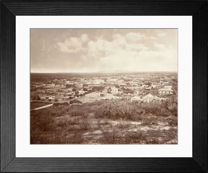 Framed Print : Los Angeles, 1876, printed ca. 1876. Creator: Carleton Emmons Watkins Framed Print : Los Angeles, 1876, printed ca. 1876. Creator: Carleton Emmons Watkins