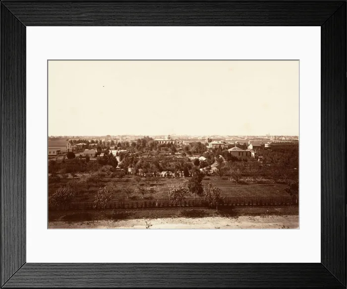 Framed Print : Oakland, from Military Academy, 1864, printed ca. 1876. Creator: Carleton Emmons Watkins Framed Print : Oakland, from Military Academy, 1864, printed ca. 1876. Creator: Carleton Emmons Watkins