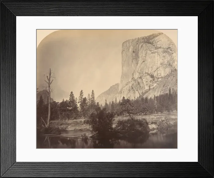 Framed Print : Tutucanula, El Capitan, 4000 Feet, 1861. Creator: Carleton Emmons Watkins Framed Print : Tutucanula, El Capitan, 4000 Feet, 1861. Creator: Carleton Emmons Watkins