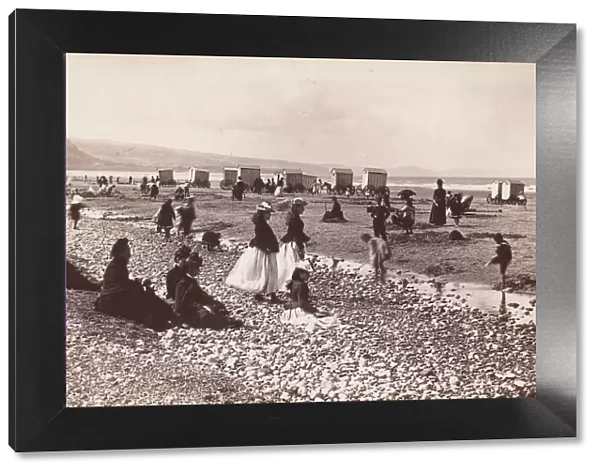 Pensarn Beach, 1860s. Creator: Francis Bedford
