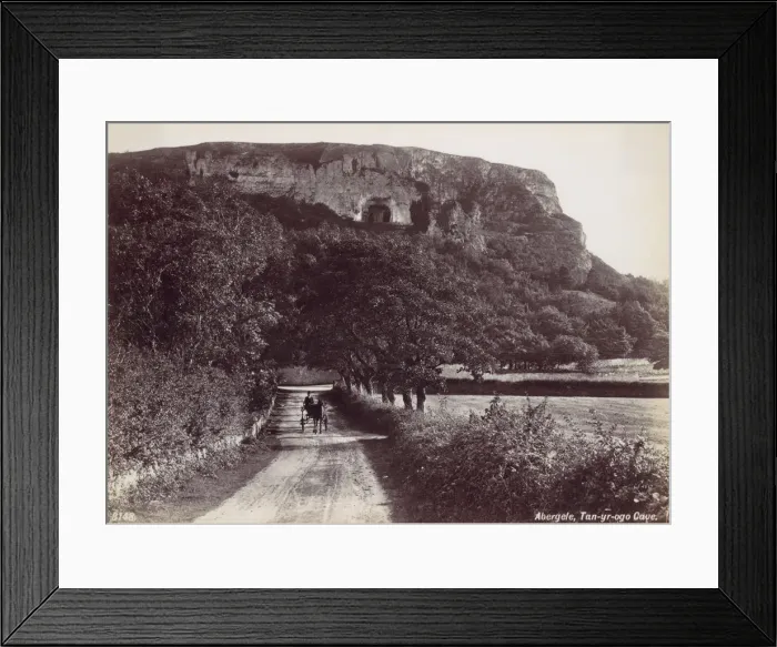 Framed Print : Abergele, Tan-yr-ogo Cave, 1870s. Creator: Francis Bedford Framed Print : Abergele, Tan-yr-ogo Cave, 1870s. Creator: Francis Bedford