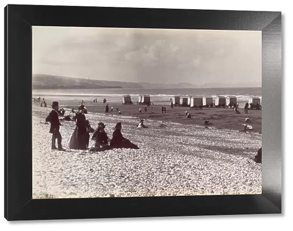Pensarn Beach, 1870s. Creator: Francis Bedford