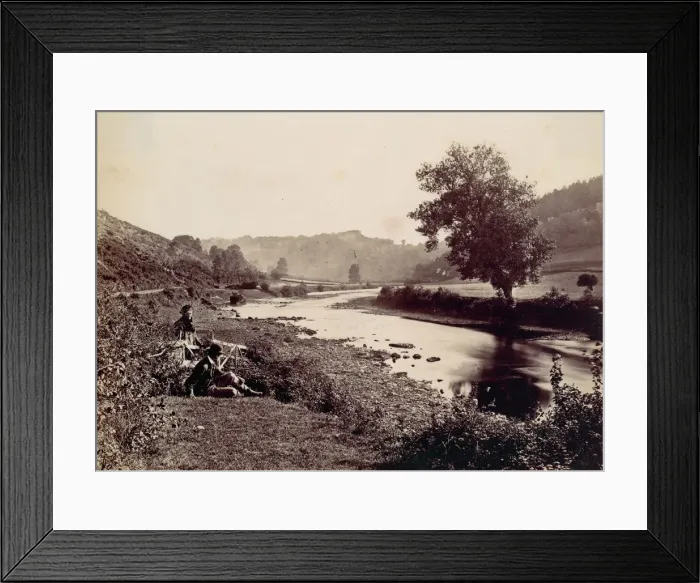 Framed Print : The Wye and Symonds Yat. From Rocklands, 1870s. Creator: Francis Bedford Framed Print : The Wye and Symonds Yat. From Rocklands, 1870s. Creator: Francis Bedford