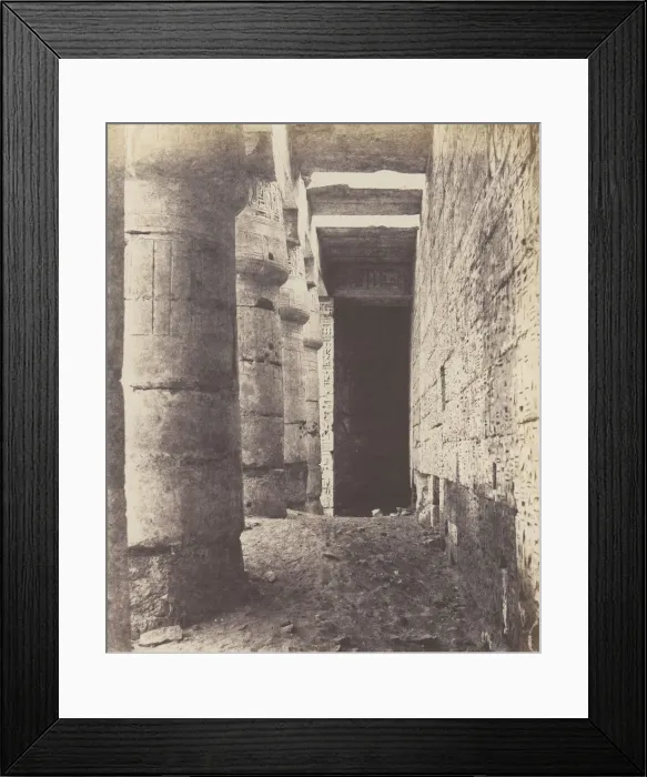 Framed Print : Medinet-Abou (Thebes), Construction Posterieures - Deuxié Framed Print : Medinet-Abou (Thebes), Construction Posterieures - Deuxié