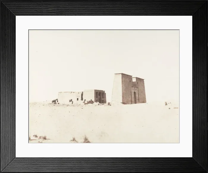 Framed Print : Dakkeh (Pselcis), Vue Generale du Temple, 1851-52, printed 1853-54 Framed Print : Dakkeh (Pselcis), Vue Generale du Temple, 1851-52, printed 1853-54