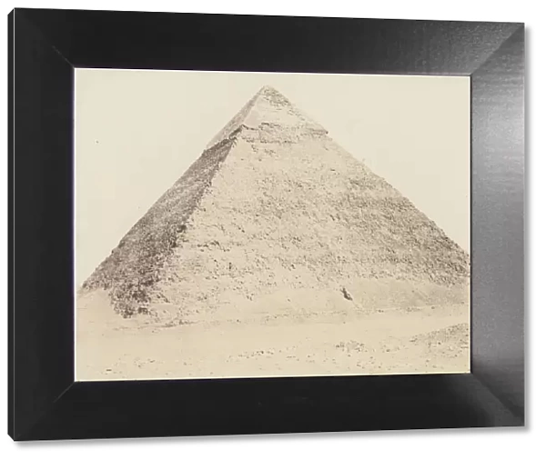 Djizeh (Necropole de Memphis), Pyramide de Chephren, 1851-52, printed 1853-54