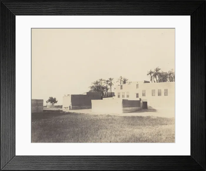 Framed Print : Syout, Habitations Arabes sur le Bord du Nil, 1851-52, printed 1853-54 Framed Print : Syout, Habitations Arabes sur le Bord du Nil, 1851-52, printed 1853-54