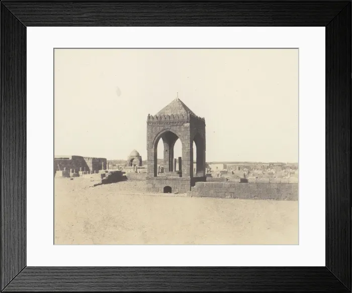 Framed Print : Le Kaire, Cimetiere des Mamelouks, 1851-52, printed 1853-54 Framed Print : Le Kaire, Cimetiere des Mamelouks, 1851-52, printed 1853-54