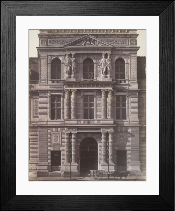 Framed Print : [Imperial Library of the Louvre], 1856-57. Creator: Edouard Baldus