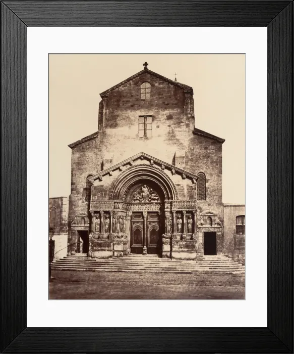 Framed Print : Arles, St. Trophime, 1861 or after. Creator: Edouard Baldus Framed Print : Arles, St. Trophime, 1861 or after. Creator: Edouard Baldus