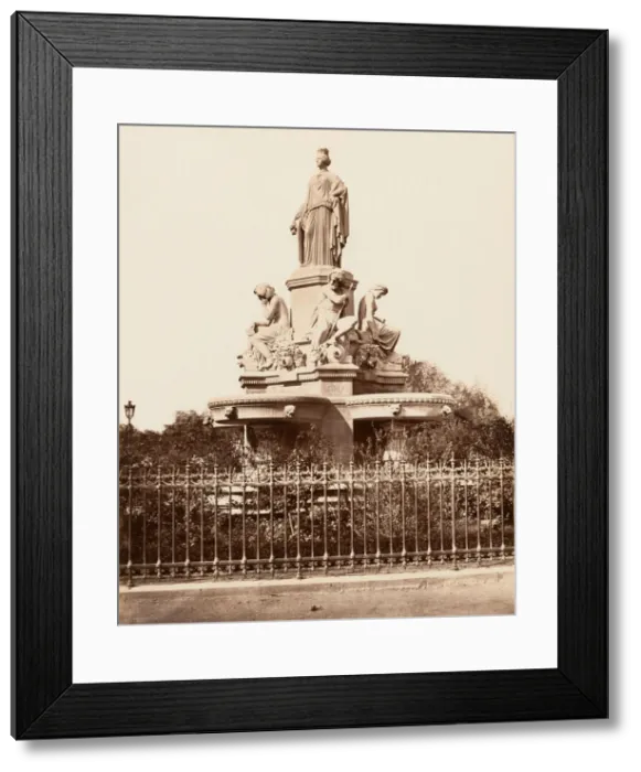 Framed Print : Nimes, Fontaine, ca. 1861. Creator: Edouard Baldus Framed Print : Nimes, Fontaine, ca. 1861. Creator: Edouard Baldus