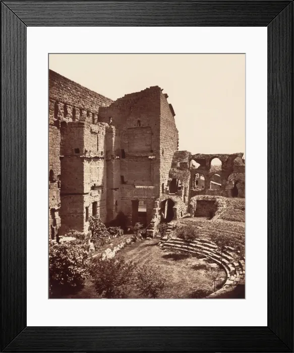 Framed Print : Orange, Theatre Antique, ca. 1861. Creator: Edouard Baldus Framed Print : Orange, Theatre Antique, ca. 1861. Creator: Edouard Baldus