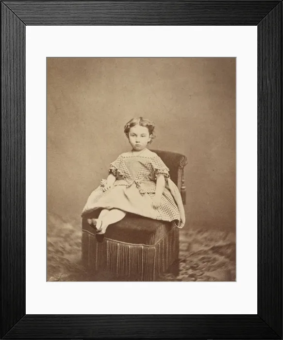Framed Print : Madeleine Bourquelot de Cervignieres, 1858. Creator: Edouard Baldus Framed Print : Madeleine Bourquelot de Cervignieres, 1858. Creator: Edouard Baldus