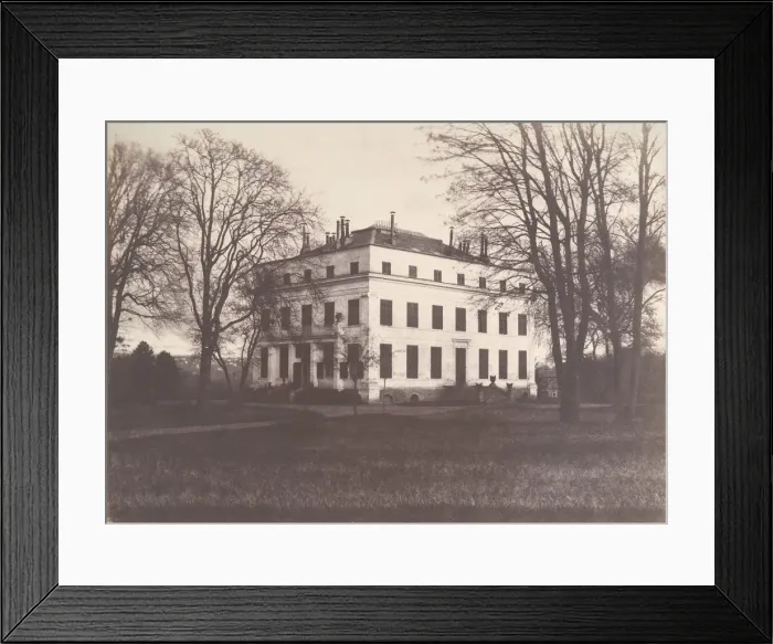 Framed Print : Chateau of Princess Mathilde, Enghien, 1854-55. Creator: Edouard Baldus Framed Print : Chateau of Princess Mathilde, Enghien, 1854-55. Creator: Edouard Baldus